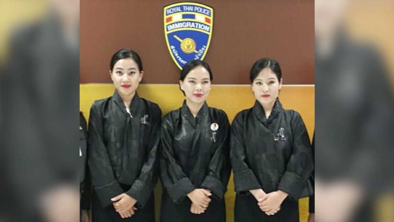 ลูกเรือสายการบินภูฏาน สวมยูนิฟอร์มพิเศษสีดำ แสดงความอาลัยในหลวง ร.9