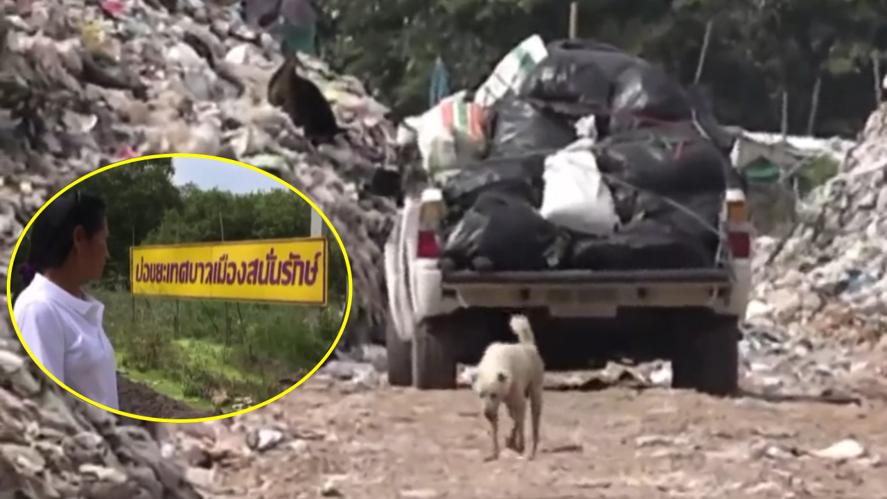 แปลกแต่จริง ซื้อที่ดินไว้ปลูกบ้าน ไปดูอีกที กลายเป็นกองขยะมหึมา