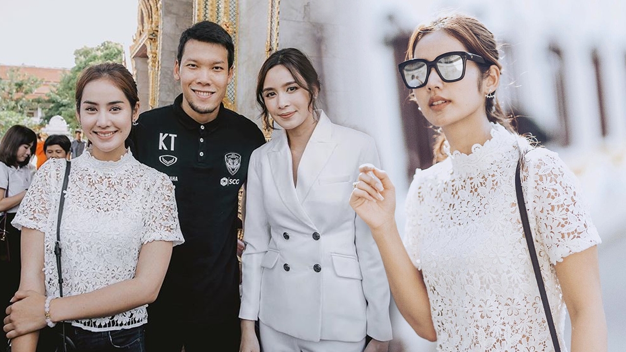 ดีต่อใจ! มะนาว โพสต์ภาพทำบุญกับ ตอง กวินทร์