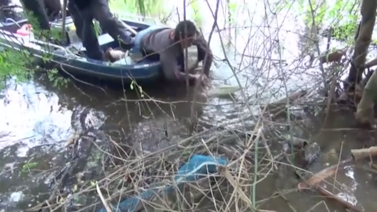 จับได้แล้ว จระเข้ที่ขอนแก่น หลังล่าตัวมานาน 3 วัน