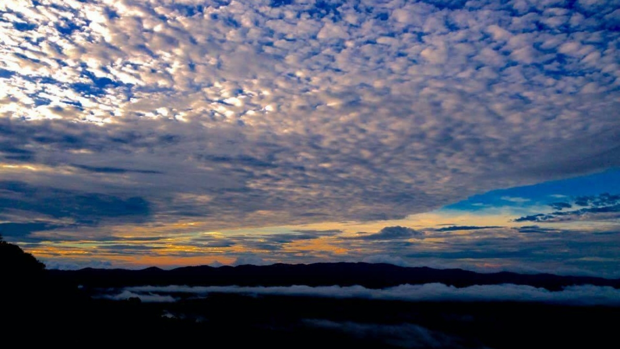 ตื่นตา! เมฆทีปราตรี เหนือภูชี้ฟ้า เชียงราย สวยเรืองรองสีสันงดงาม