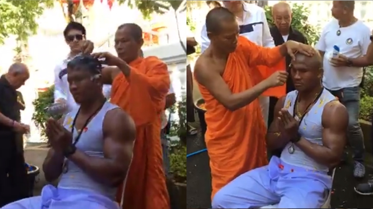 ‘บัวขาว’ บวชถวายเป็นพระราชกุศลในหลวง รัชกาลที่ 9