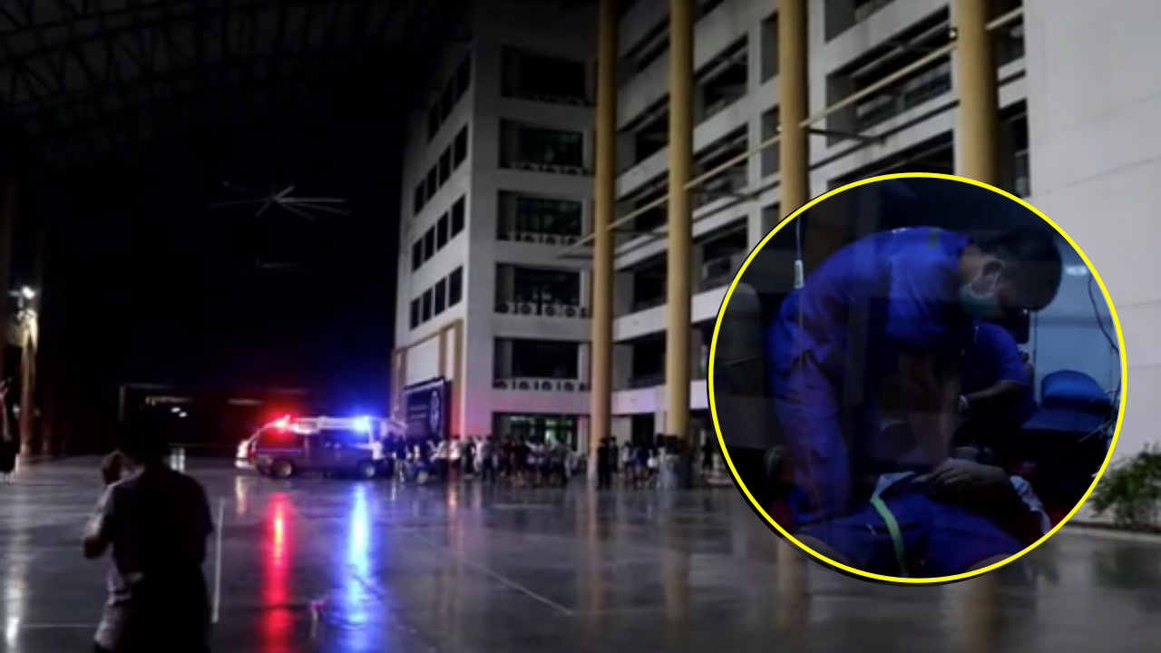 สลด นักเรียนชาย ม.4 โรงเรียนดังสามพราน ตกตึกดับไม่ทราบสาเหตุ   