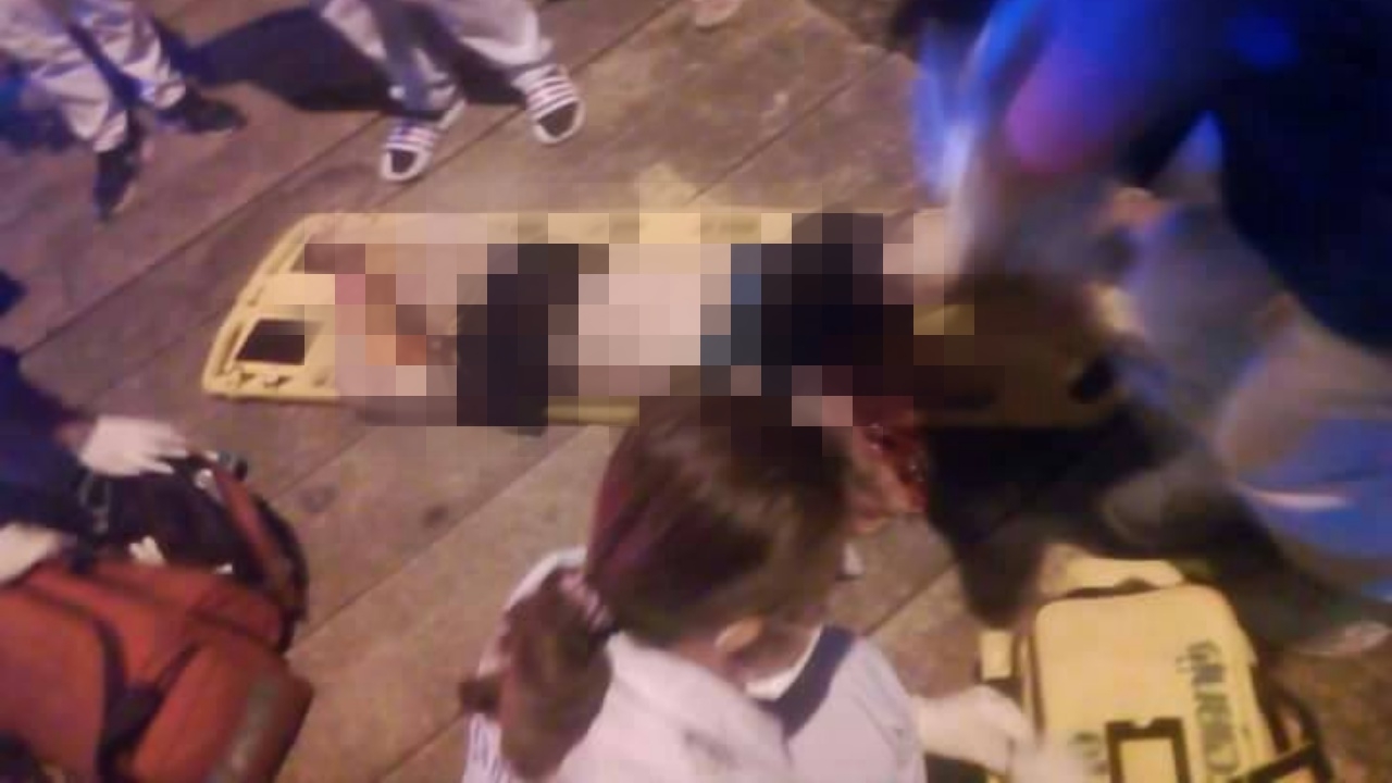 รถไฟชนคน สถานีสามเสน  สาหัส 2 ราย หญิงขาขาดสยอง ชายกระเด็นสลบเหมือด