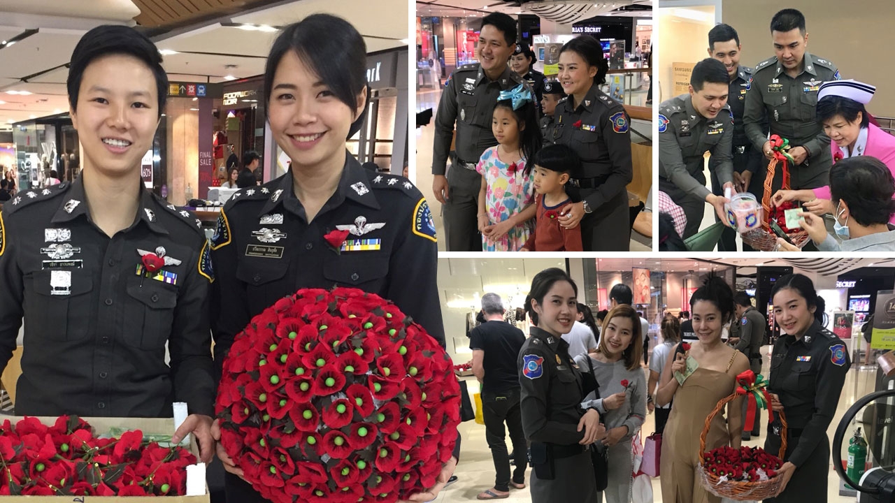 'อยากให้ป๊อปปี้ ขายดีเหมือนกุหลาบ' กองปราบ - ท่องเที่ยว ช่วยทหารผ่านศึก