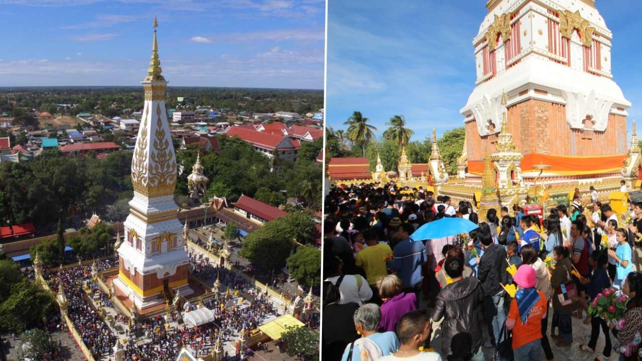 เผย งานพระธาตุพนม บุญใหญ่ของอีสาน ทำเงินสะพัด "ดีทุกด้าน"