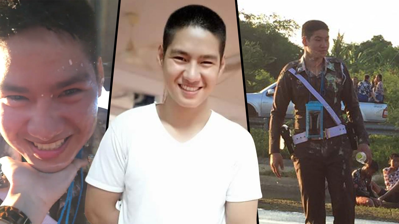 เขายิ้มโลกละลาย! ตร.โดนสาวรุมแซว ชาวเน็ตถามทำไมแถวบ้านไม่มีแบบนี้ (คลิป)