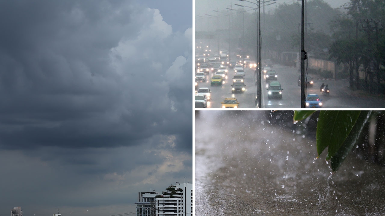 ตอนบนของประเทศรวมทั้ง กทม.มีอากาศร้อน และฝนฟ้าคะนองบางพื้นที่
