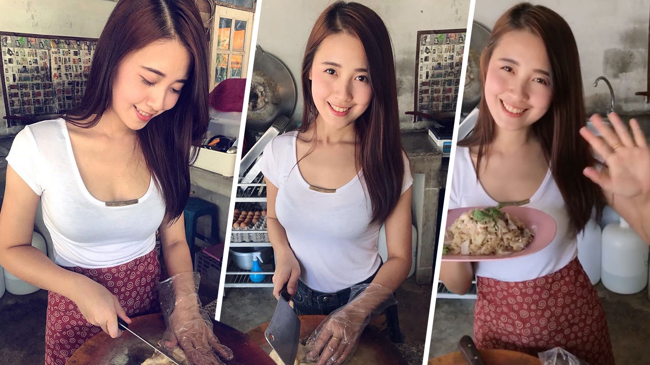 อร่อยขึ้นตา! เปิดวาร์ป 'แม่ค้าแซ่บ' นุ่งซิ่นขายข้าวมันไก่ไหหลำ