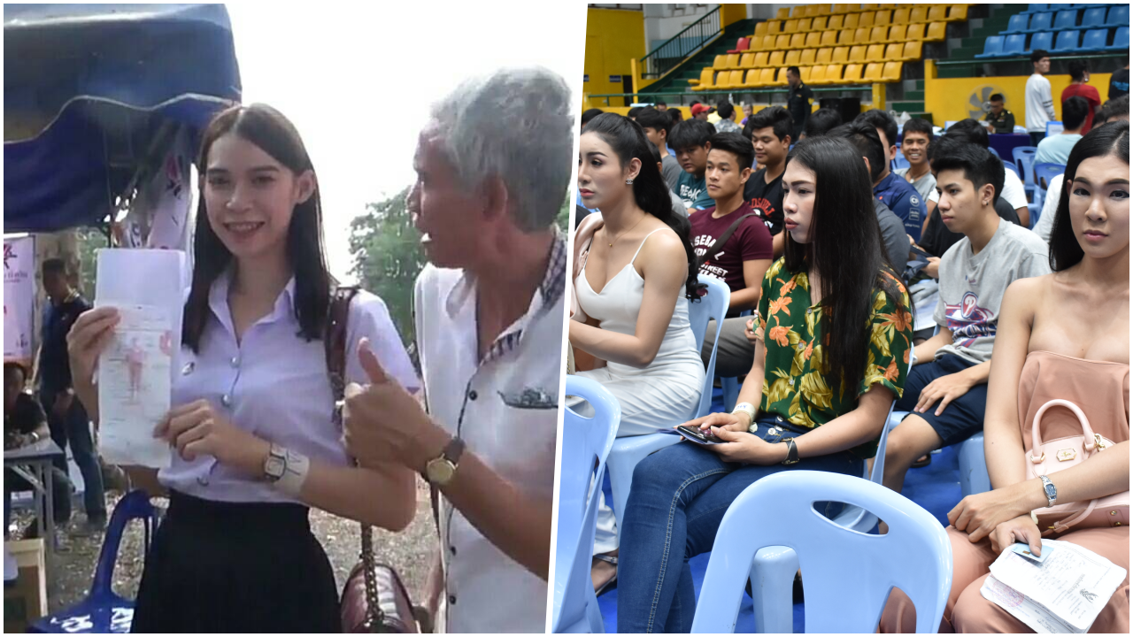 สีสันไม่เคยขาด! 'พะเยา พิษณุโลก' เกณฑ์ทหารปีนี้ หญิงเทียมเข้าคิว คึกคัก