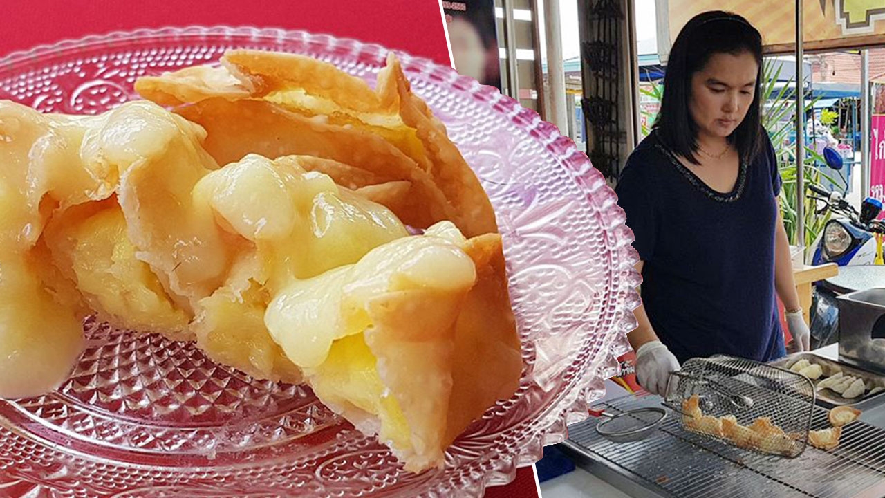 ออเดอร์เพียบ! ร้านเกี๊ยวซ่าดังนครสวรรค์ ทำเมนูใหม่ ไส้ทุเรียนหมอนทอง