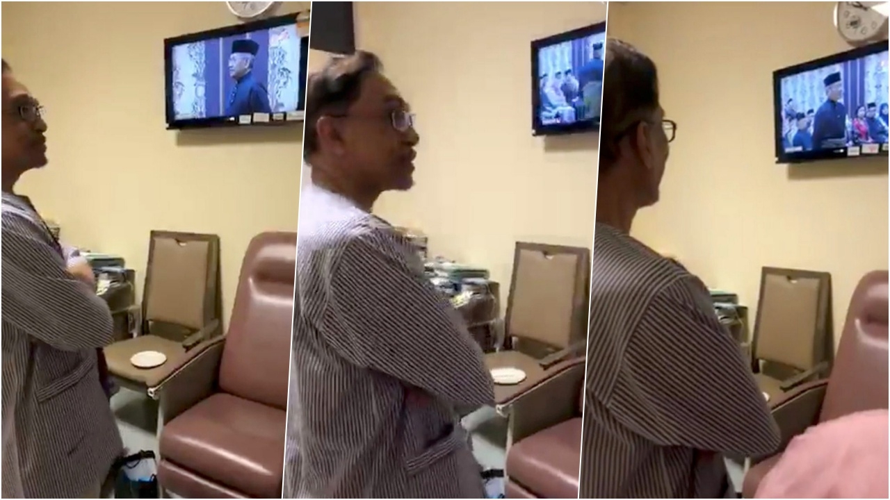 ‘อันวาร์’ ตื้นตัน ดูถ่ายทอดสดในรพ. ‘มหาเธร์ สาบานตน’ ลุ้นได้อภัยโทษ