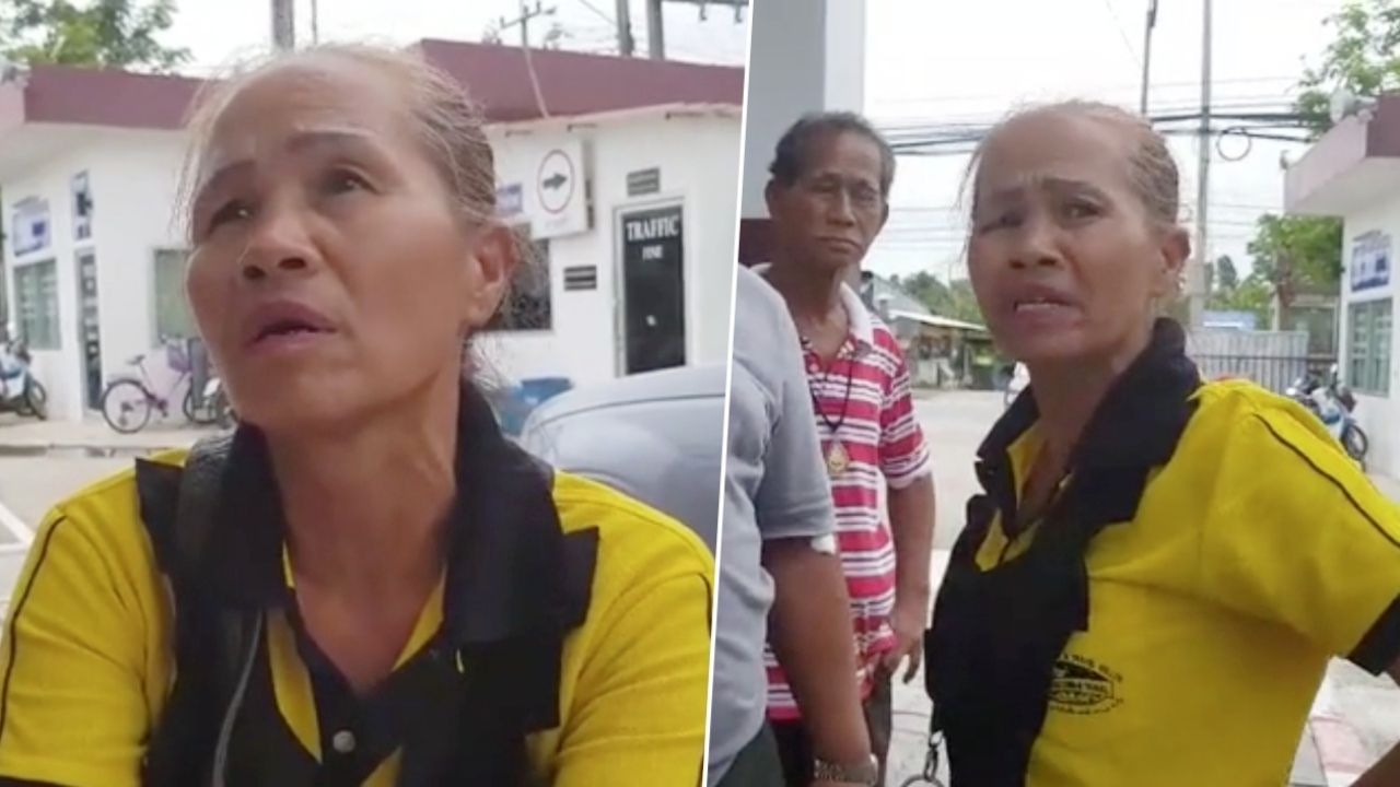 ผวาหนัก! ป้าจ่อย พยานฝั่งตำรวจถูกต่อย ร้องถูกคู่กรณีข่มขู่บุกใช้มีดจี้