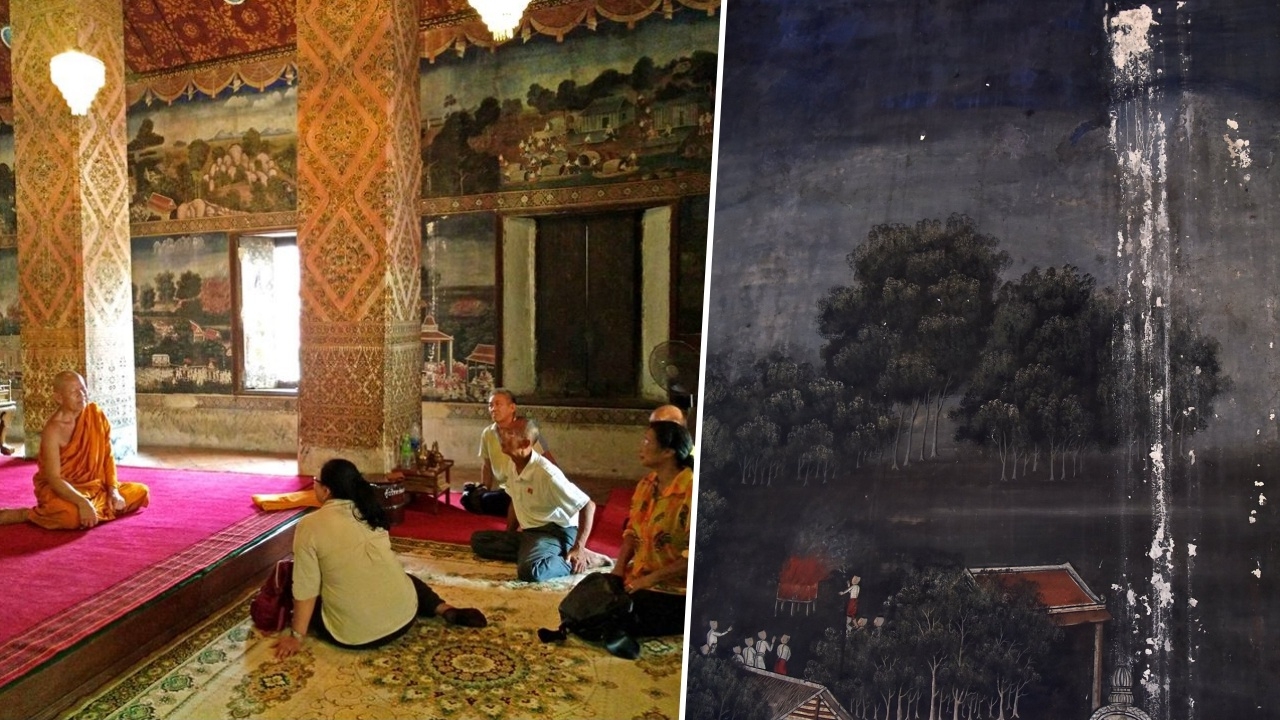 กรมศิลป์ฯ ตรวจอุโบสถวัดเขาวังชำรุด น้ำฝนชะภาพเขียนสมัย ร.4 เสียหาย 