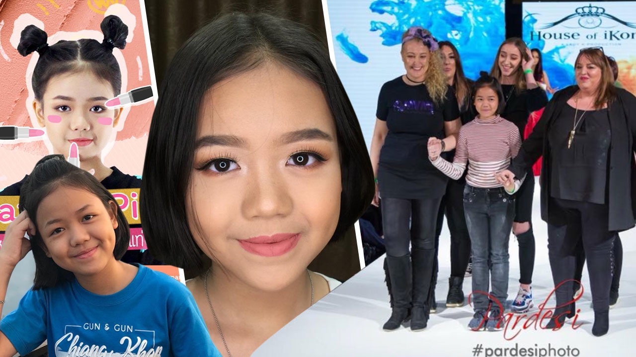 แบบนี้ต้องแชร์! น้องแพรพาเพลิน ช่างแต่งหน้าวัย 11 โชว์ฝีมือลอนดอนแฟชั่นวีค