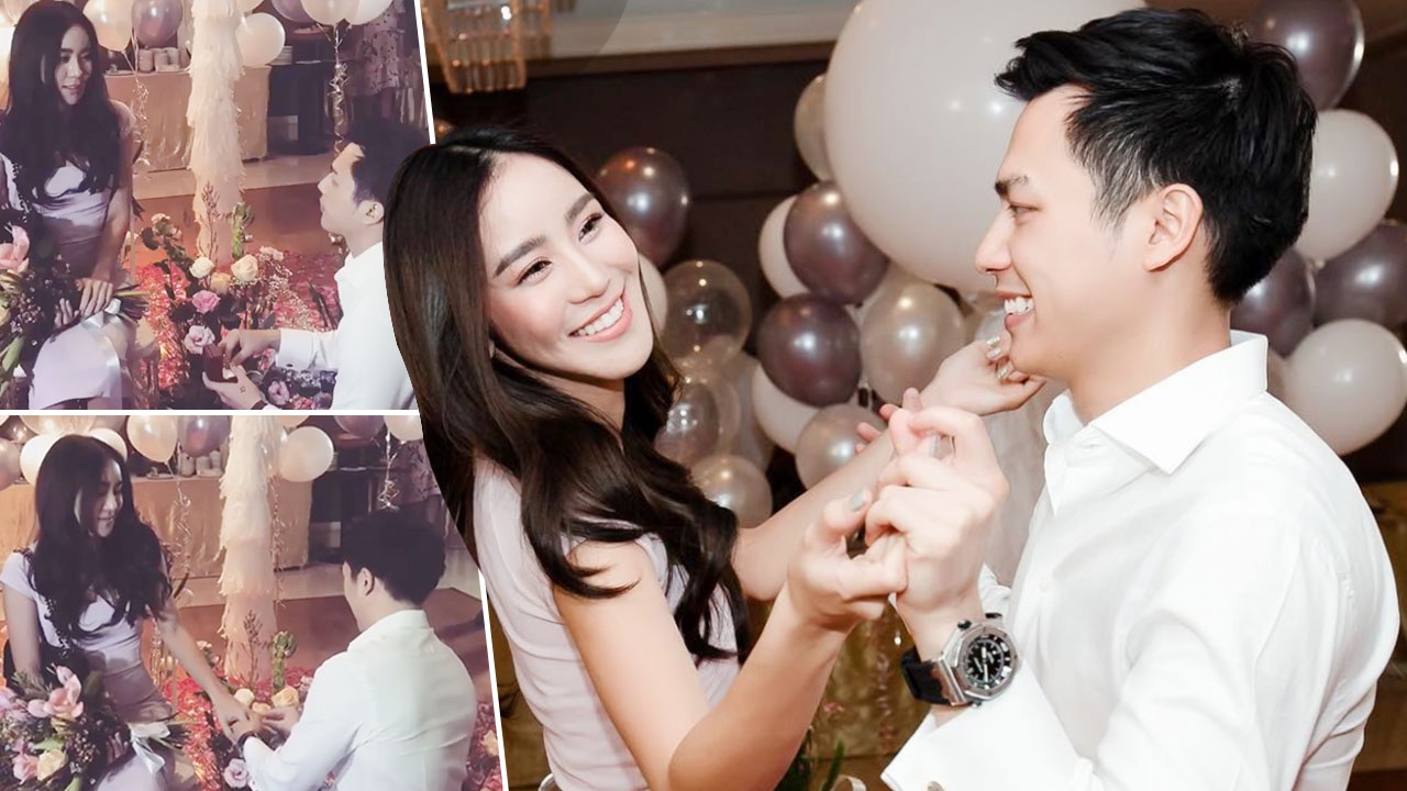 สาวโสดตายเรียบ! ขนมจีน ถูกแฟนหนุ่มไฮโซ เคน คุกเข่าเซอร์ไพรส์ขอแต่งงาน