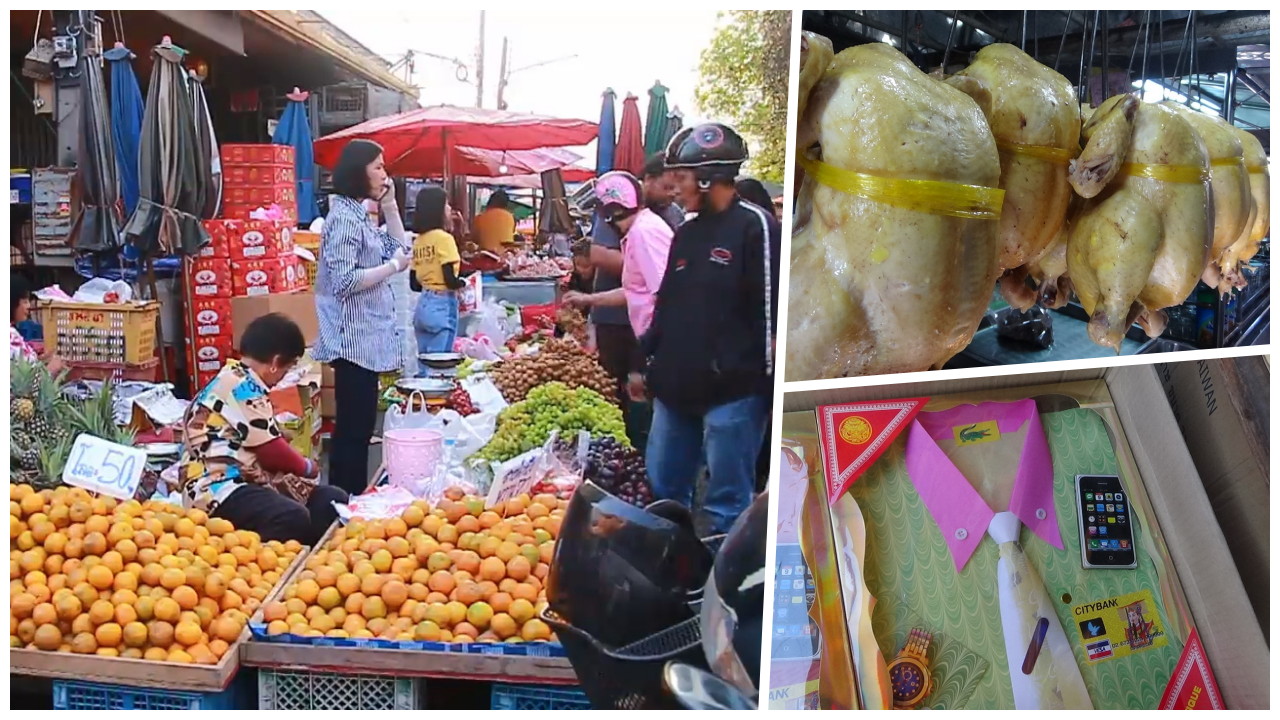 ตลาดคึกคัก รับวันจ่ายตรุษจีน หมู เป็ด ไก่ ของไหว้ราคาคงเดิม 