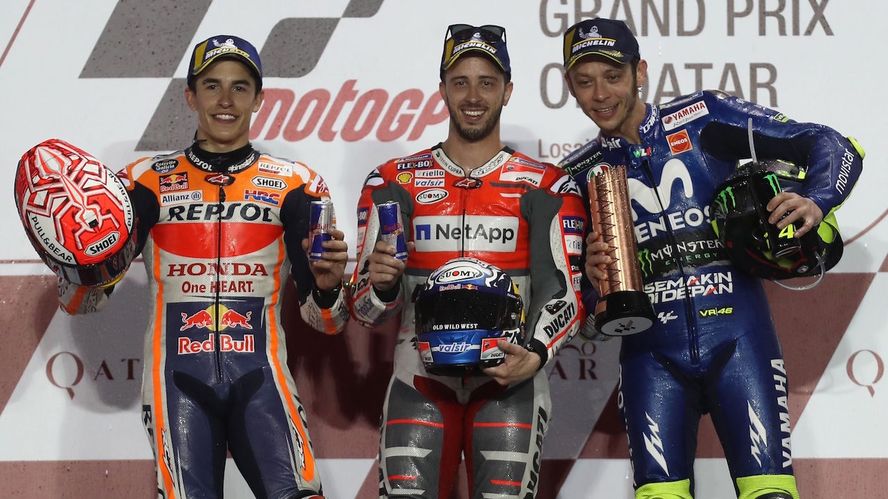 เดือด!! ‘โดวิซิโอโซ’ เฉือนแชมป์เก่า ผงาดแชมป์สนามแรก โมโตจีพี