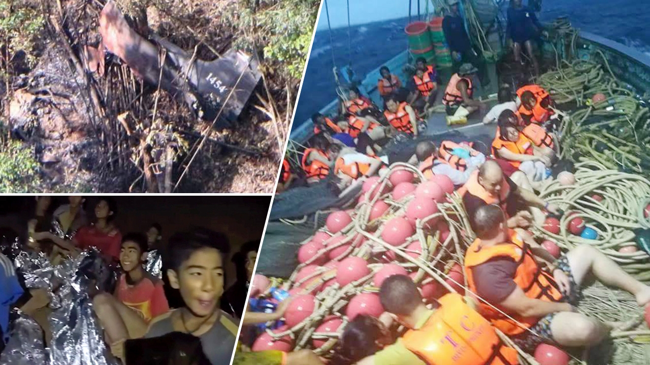 อัพเดต 3 ข่าวใหญ่ เด็กติดถ้ำหลวง เรือล่มภูเก็ตตายเพิ่ม เคลื่อนศพบิน ทบ.ตก 