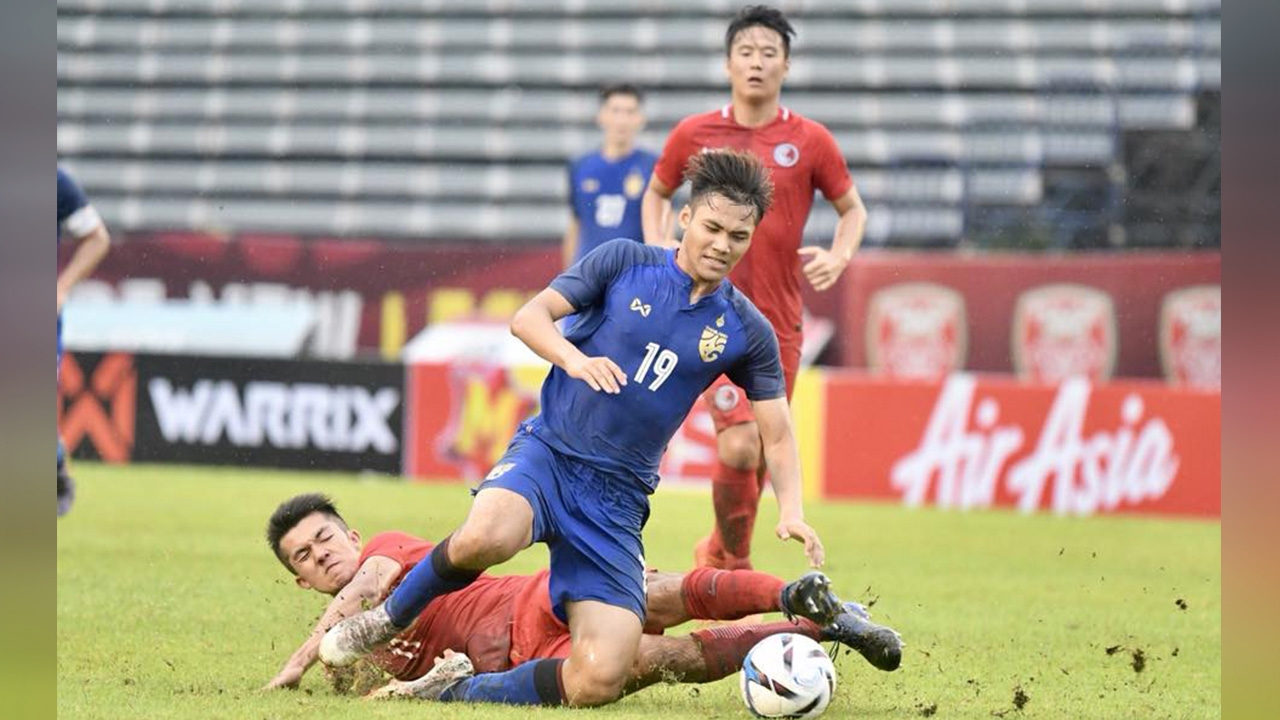 'เอกนิษฐ์' ซัดโทน! ช้างศึกปรีโอลิมปิก เฉือนหวิวฮ่องกง 1-0