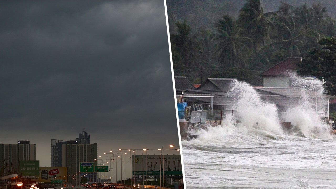 กรุงเทพฯฝนฉ่ำแต่เช้ามืด! ไทยตอนบนฝนตกชุกหนาแน่น อันดามันคลื่นแรงขึ้น