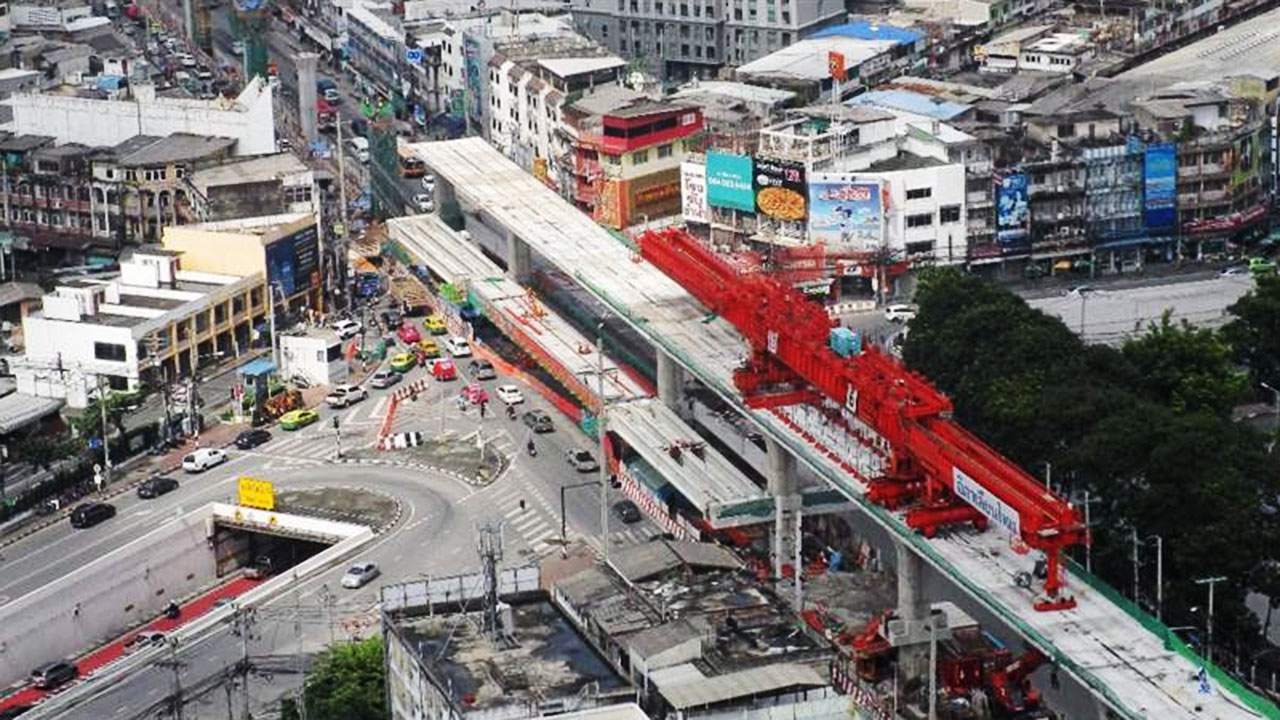 “รายงานวันจันทร์” สรุปงานอุโมงค์, สะพาน, ทางรถไฟฟ้า : สีเขียวเหนือคืบหน้า 69.3%