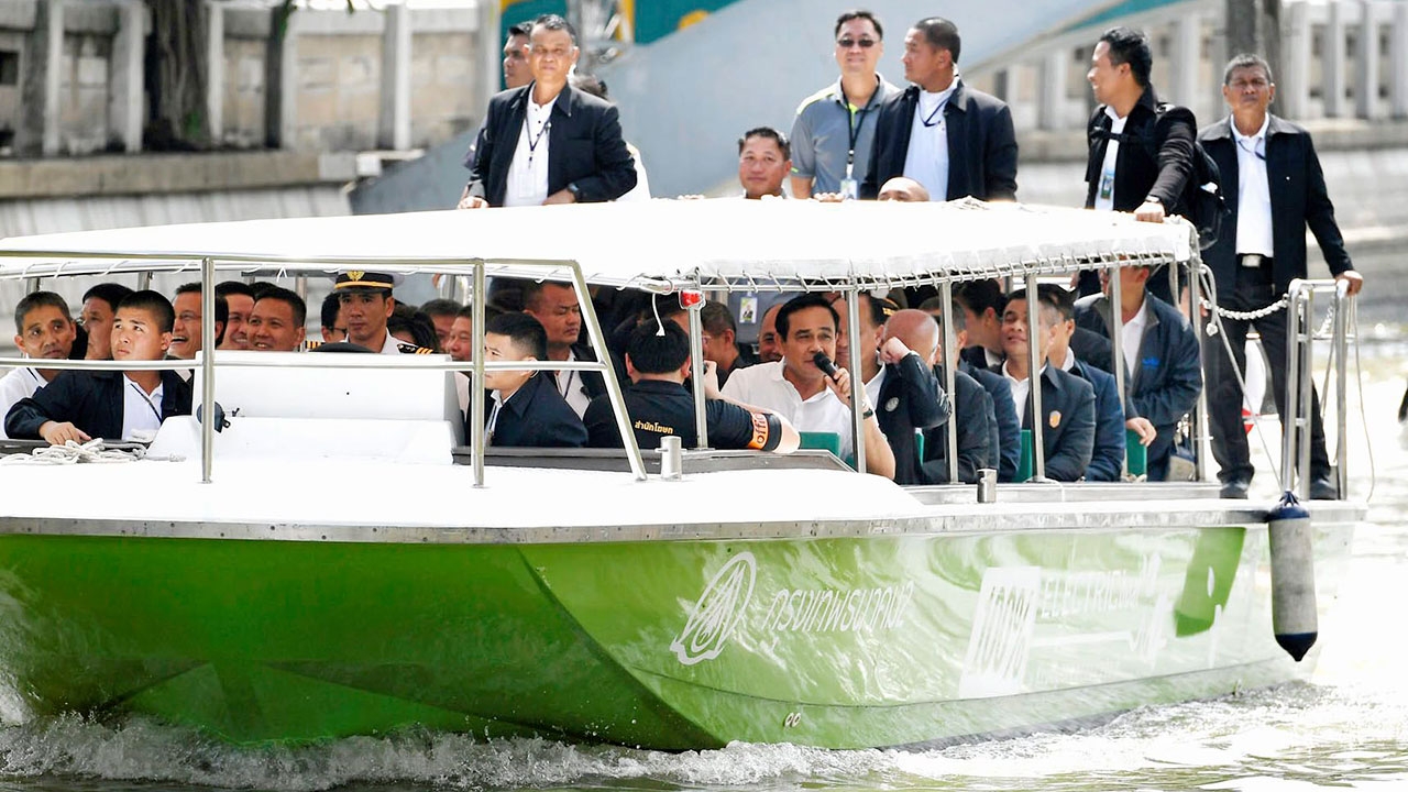 เลิกใช้เรือดีเซล-ใช้เรือไฟฟ้าวิ่ง
