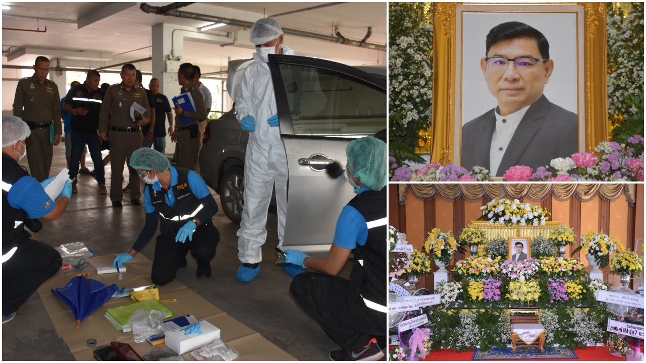 พบ 'ผศ.ดร.' ครั้งสุดท้ายในวัด ก่อนเป็นศพ ตร.เร่งหาตัวชาย ขับรถมารับ