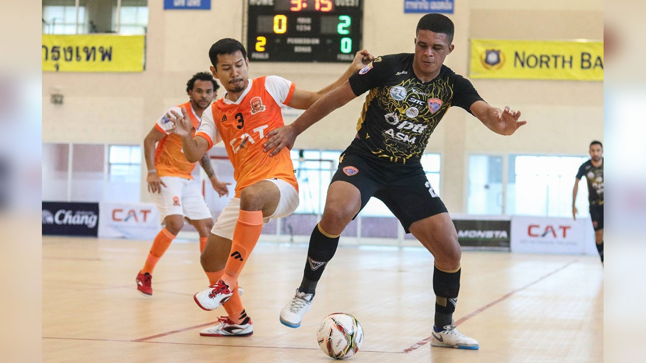 รัวไม่ยั้ง! 'การท่าเรือ' ถล่ม 'แคท เอฟซี' 4-0 ศึกโต๊ะเล็กไทยลีก