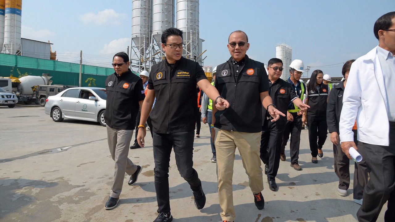 แพล้นปูนสายสีเขียวสายสีชมพูทำเหตุ บางเขนฝุ่นปูนเพียบ กทม.สั่งแก้ไขด่วน