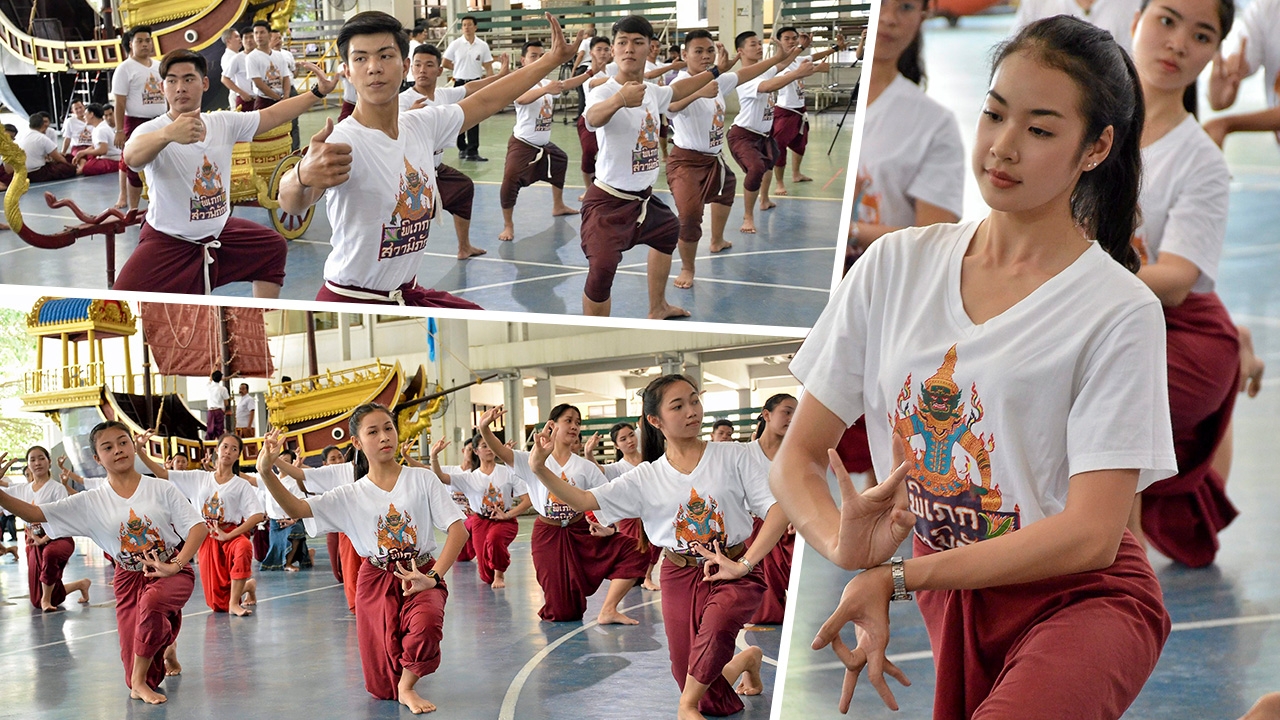 มูลนิธิส่งเสริมศิลปาชีพฯ จัดพิธีบูชาครูนาฏศิลป์ ก่อนแสดง โขนรามเกียรติ์