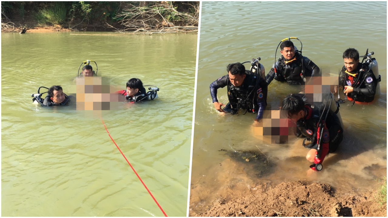 สุดสลด! หนุ่มพายเรือให้เพื่อนไปทอดแห แต่ตัวเองพลาดตกเรือจมน้ำดับ 