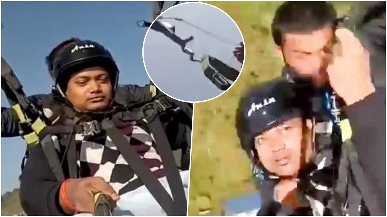 คลิปนาทีชีวิต! ร่มร่อนพังกลางอากาศ นักบินช่วยผู้โดยสารจนตัวตาย (คลิป)