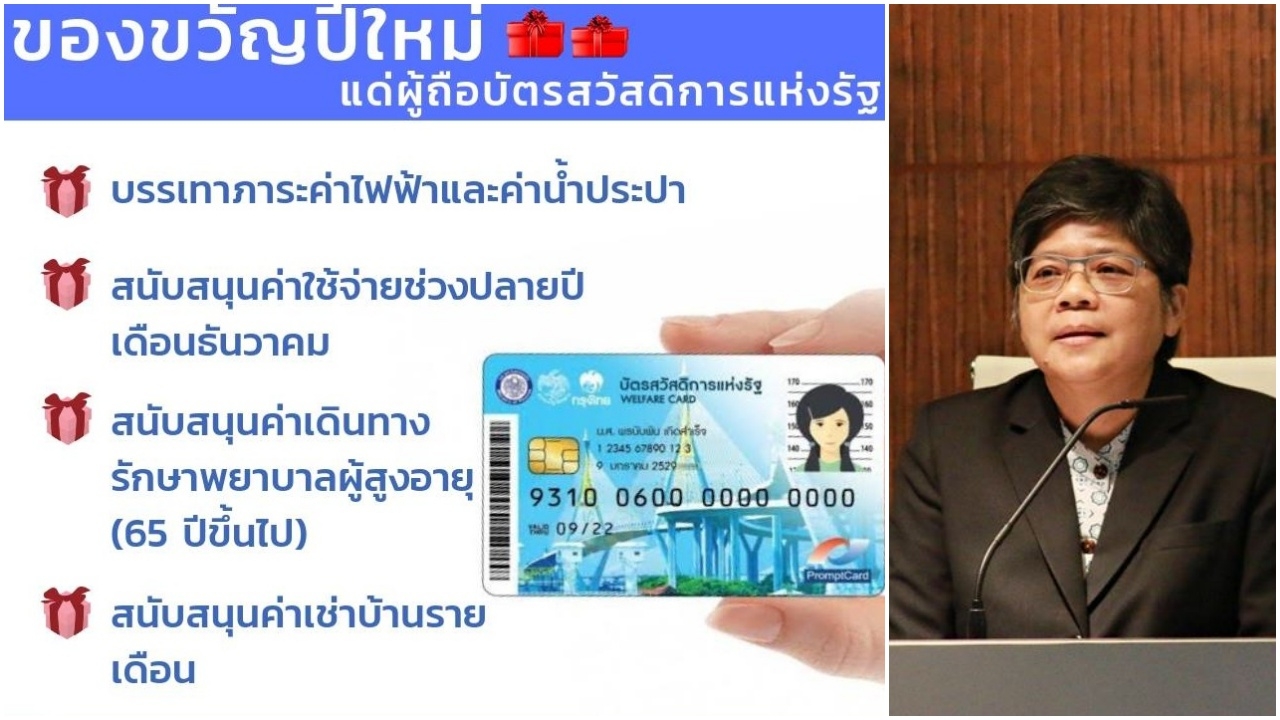 เปิดกำหนดเวลาจ่ายเงิน 4 มาตรการบัตรคนจน ประเดิม 500 บาท ช็อปปีใหม่