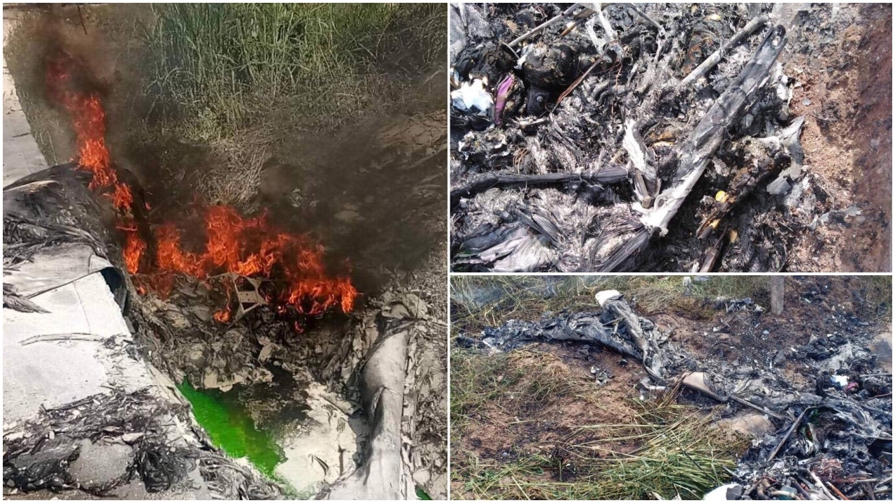 ด่วน เครื่องบินเล็กตก พื้นที่ชลบุรี นักบินดับ 1