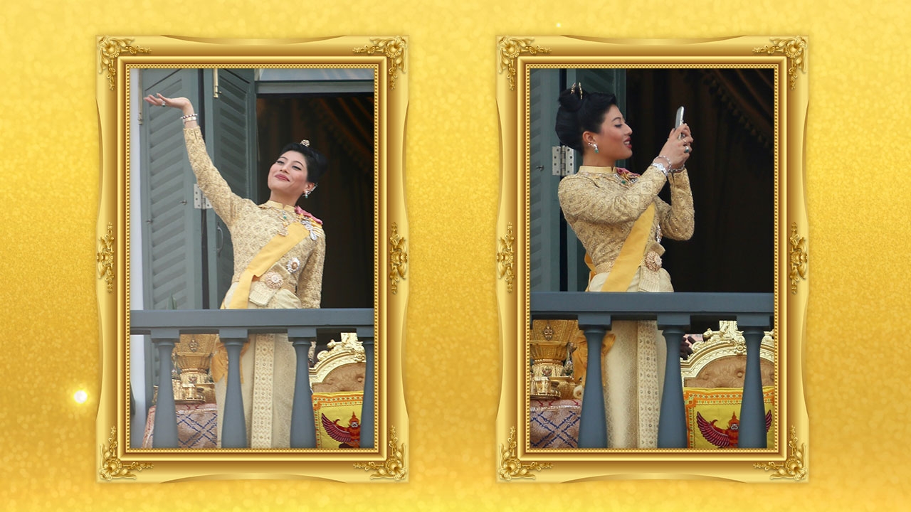 "เจ้าฟ้าสิริวัณณวรี" โบกพระหัตถ์ ทรงถ่ายรูปพสกนิกร เฝ้าฯรับเสด็จ "ในหลวง"
