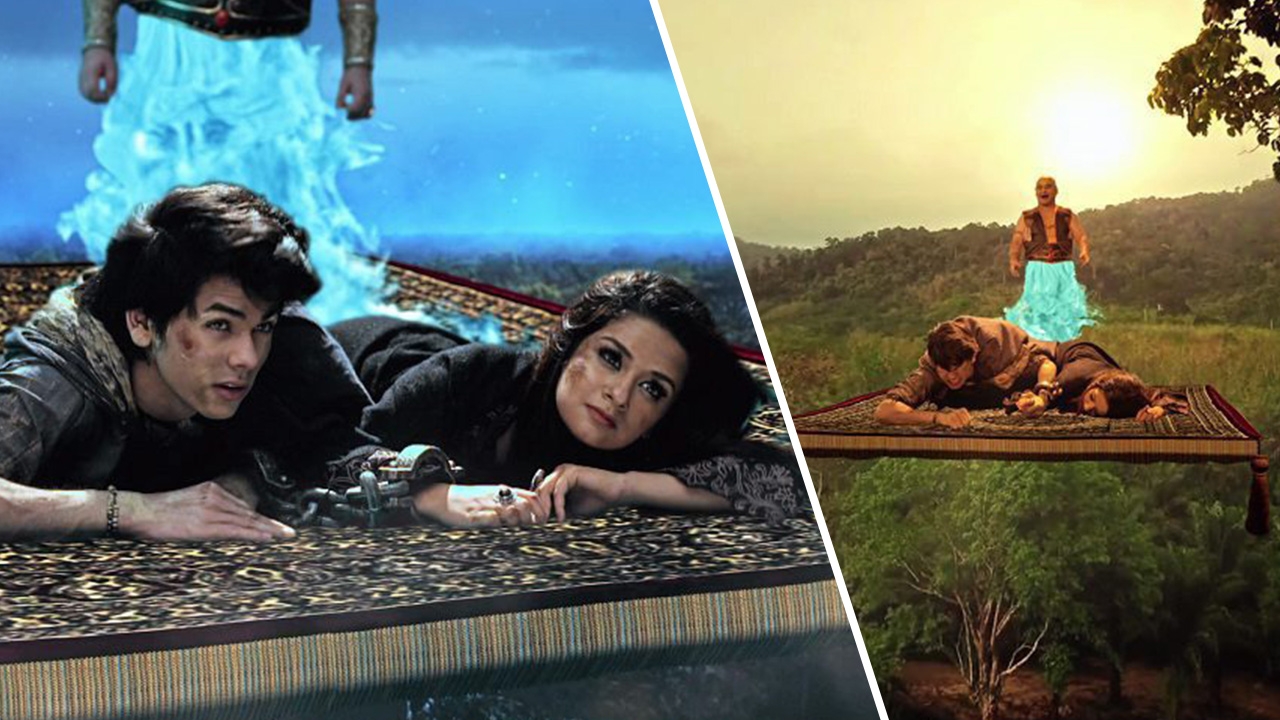 จินนี่เสก “อะลาดิน” ขึ้นพรมวิเศษ พระนางเคลิ้มนึกว่าฝันไป