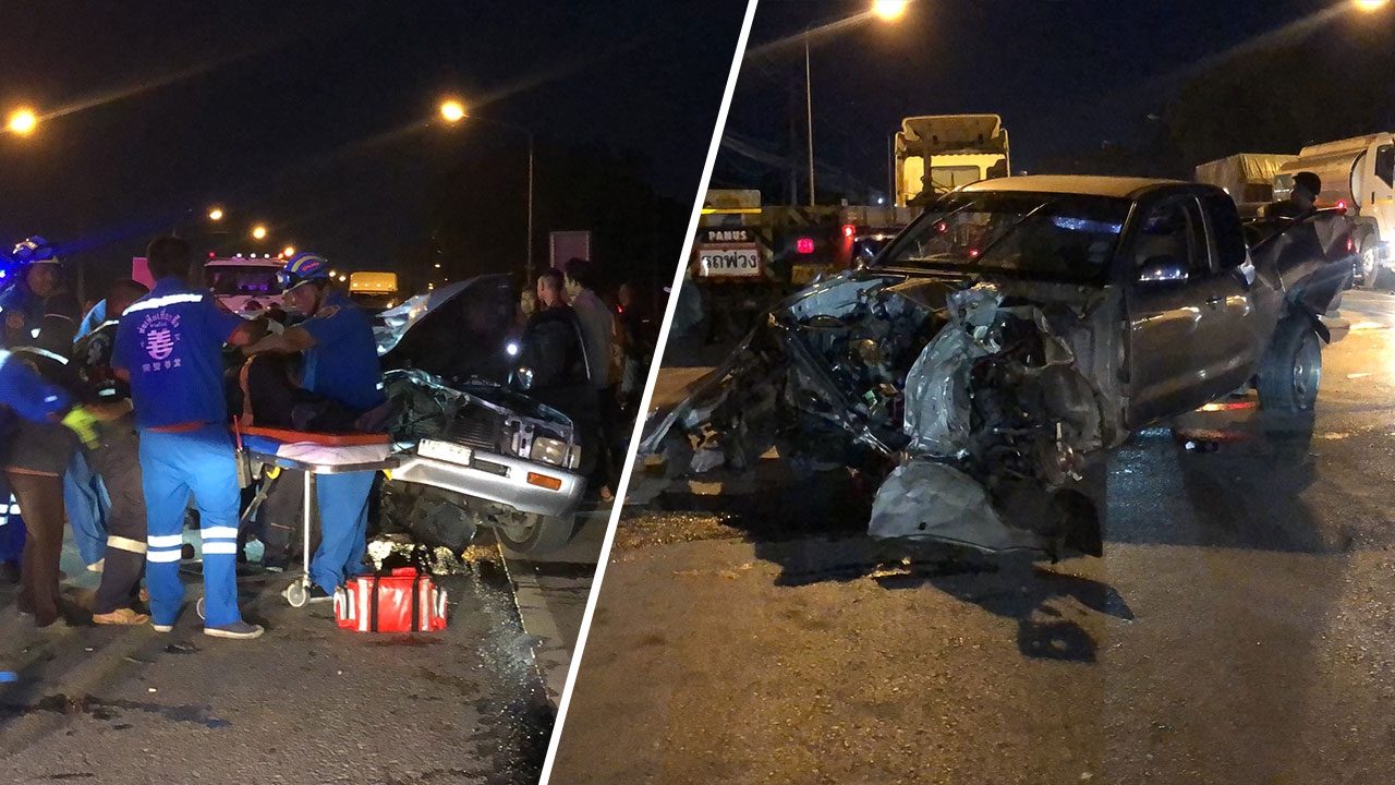 ชน 3 คันรวด เลี่ยงเมืองหาดใหญ่ เจ็บสาหัส 3 หนูน้อย 7 ขวบรวมอยู่ด้วย