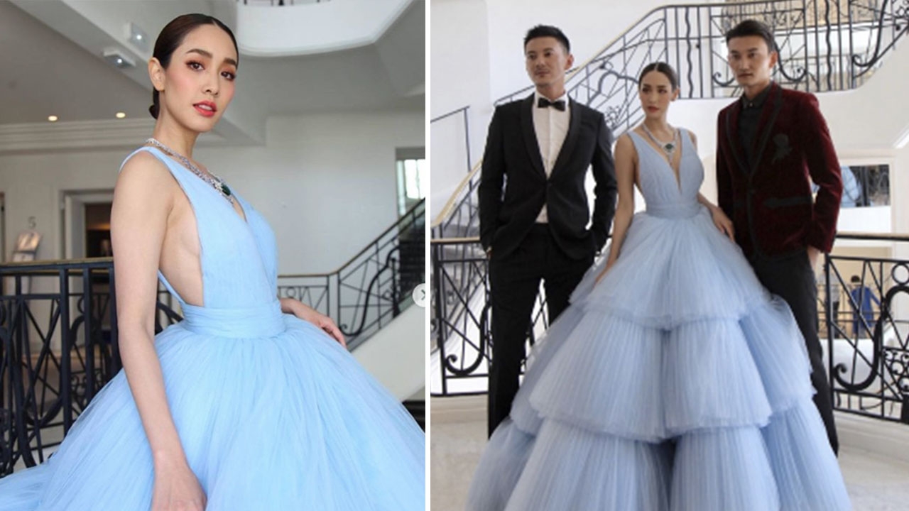 เผยโฉม มิน พีชญา เดินพรมแดงคานส์อีกคน มาเต็มไม่แพ้ใคร