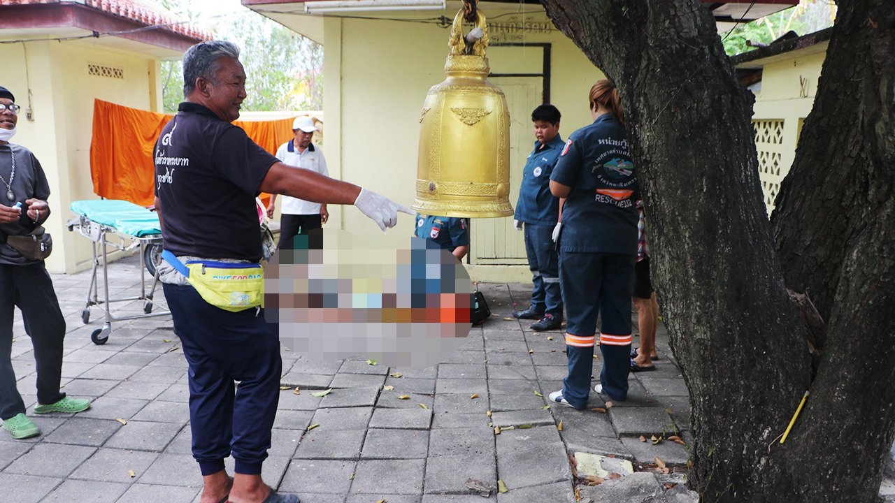 กรรมตามทันหนุ่มเมาเละขี่ จยย.วนรอบโบสถ์ป่วนพระ ชนระฆังสนั่นจนสลบเหมือด