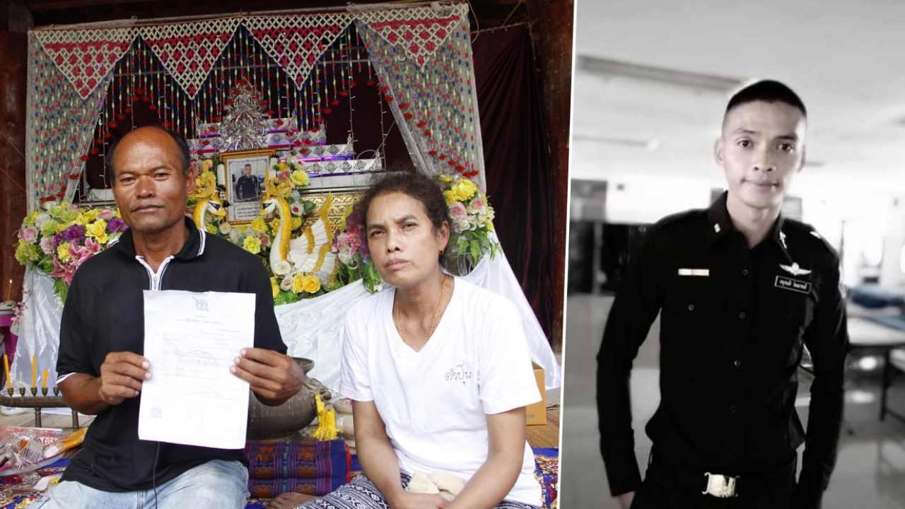 แม่สุดทำใจ "พลฯลือชานนท์" ลูกชายคนเดียว ตกตึกตายในกองพันสห.