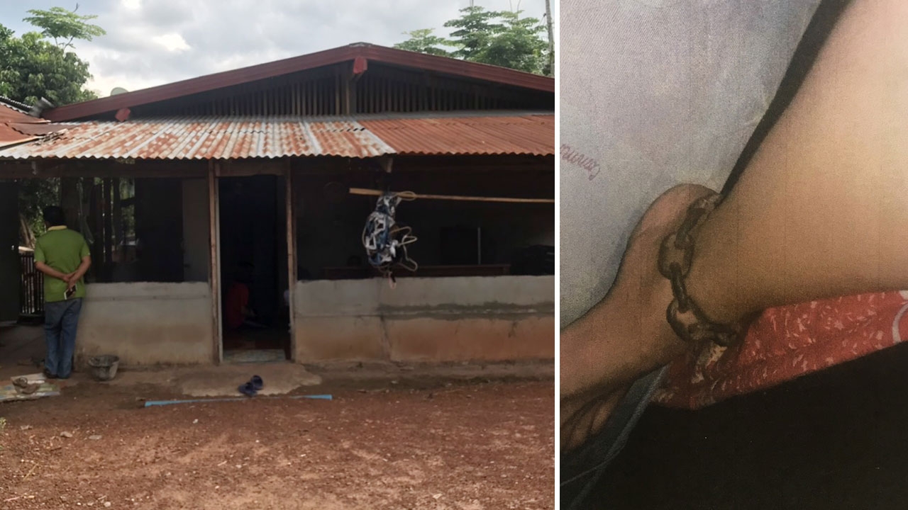 ลามโซ่ขังสาว16 เสพยาจนหลอน ตา-ยายยันไม่ทำร้าย วอนหน่วยงานเข้าช่วย