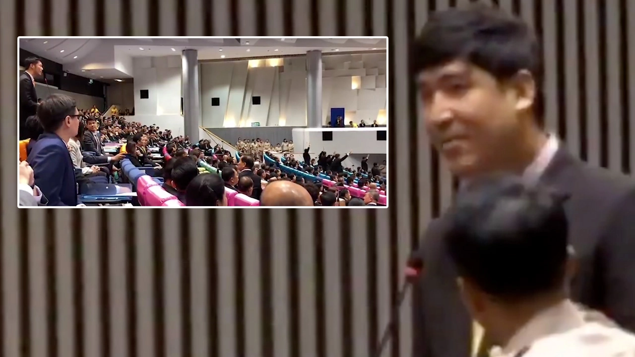 เท่าพิภพ เผยมุมที่กล้องไม่จับ เล่าฉากต่อฉาก นาทีธนาธรถูกเชิญออก เสียงป่วนแซด