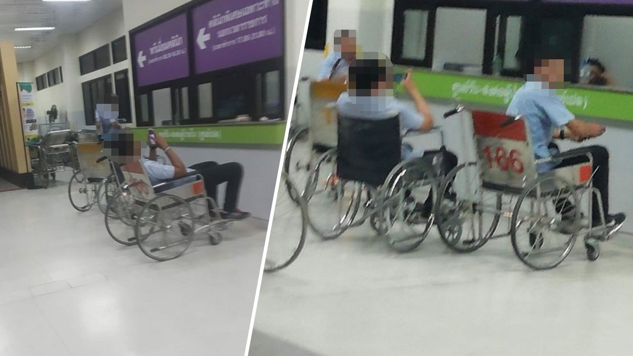 สาวพาพ่ออาการกำเริบส่ง รพ. เจอพนักงานนั่งเล่นมือถือ ขอรถเข็น บอกเลือกเลย