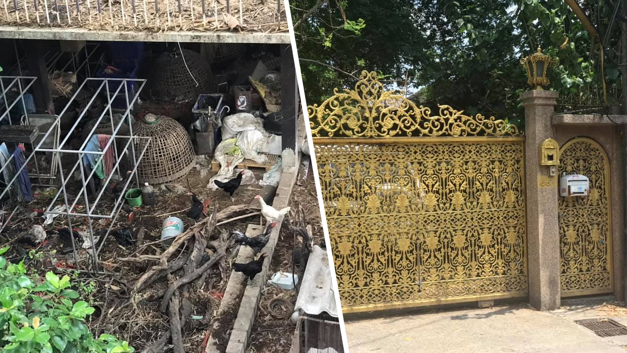 เจ้าของบ้านหรู ขู่ฟ้องกลับ หลังเพื่อนบ้านโวยเลี้ยงไก่นับร้อยกลิ่นเหม็นหึ่ง