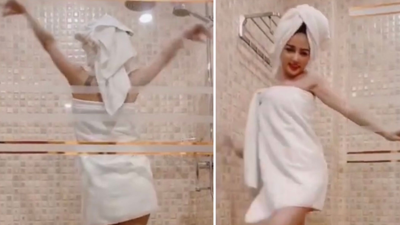 ทำแฟนๆ ลืมหายใจ กระแต นุ่งผ้าเช็ดตัวแดนซ์สะบัดโชว์หวิวในห้องน้ำ (คลิป)