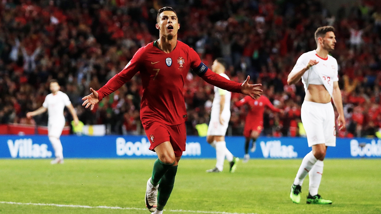 โด้ แฮตทริก "โปรตุเกส" รัวท้ายเกมดับสวิส 3-1 ลิ่วชิงเนชันส์ลีก