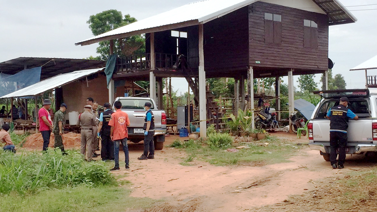 สลดควาญช้างสุรินทร์หึงจัด ชักปืนยิงเมียดับ ก่อนยิงตัวตายตาม