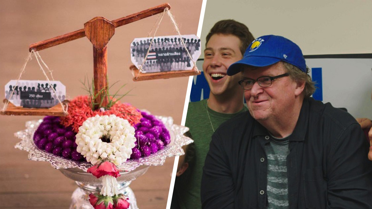 พานไหว้ครู ขยี้ ส.ว.-กกต. รีบย้อนดูหนังเจ็บ Fahrenheit 11/9  