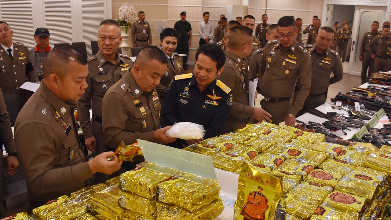 “ศรีวราห์” แถลงเอง จับไอซ์ลอตใหญ่ หนัก 596 กิโล เตรียมลงใต้